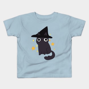 Cute wizard cat Kids T-Shirt
